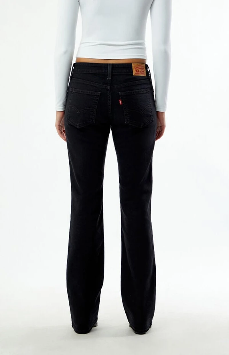 Levi's Black Crew Look Super Low Bootcut Jeans