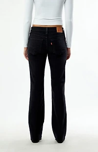 Levi's Black Crew Look Super Low Bootcut Jeans