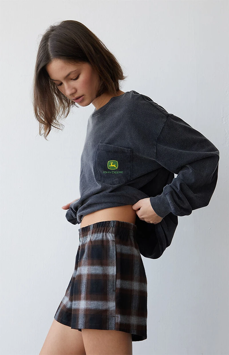 JOHN DEERE Plaid Low Rise Boxer Shorts