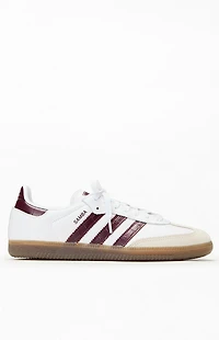 adidas Women's Maroon Samba OG Sneakers