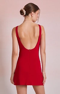 Beverly and Beck Mia Scoop Mini Dress