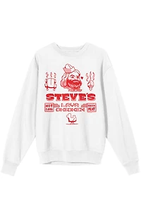 Minecraft Steve's Lava Chicken Crew Neck Sweatshirt
