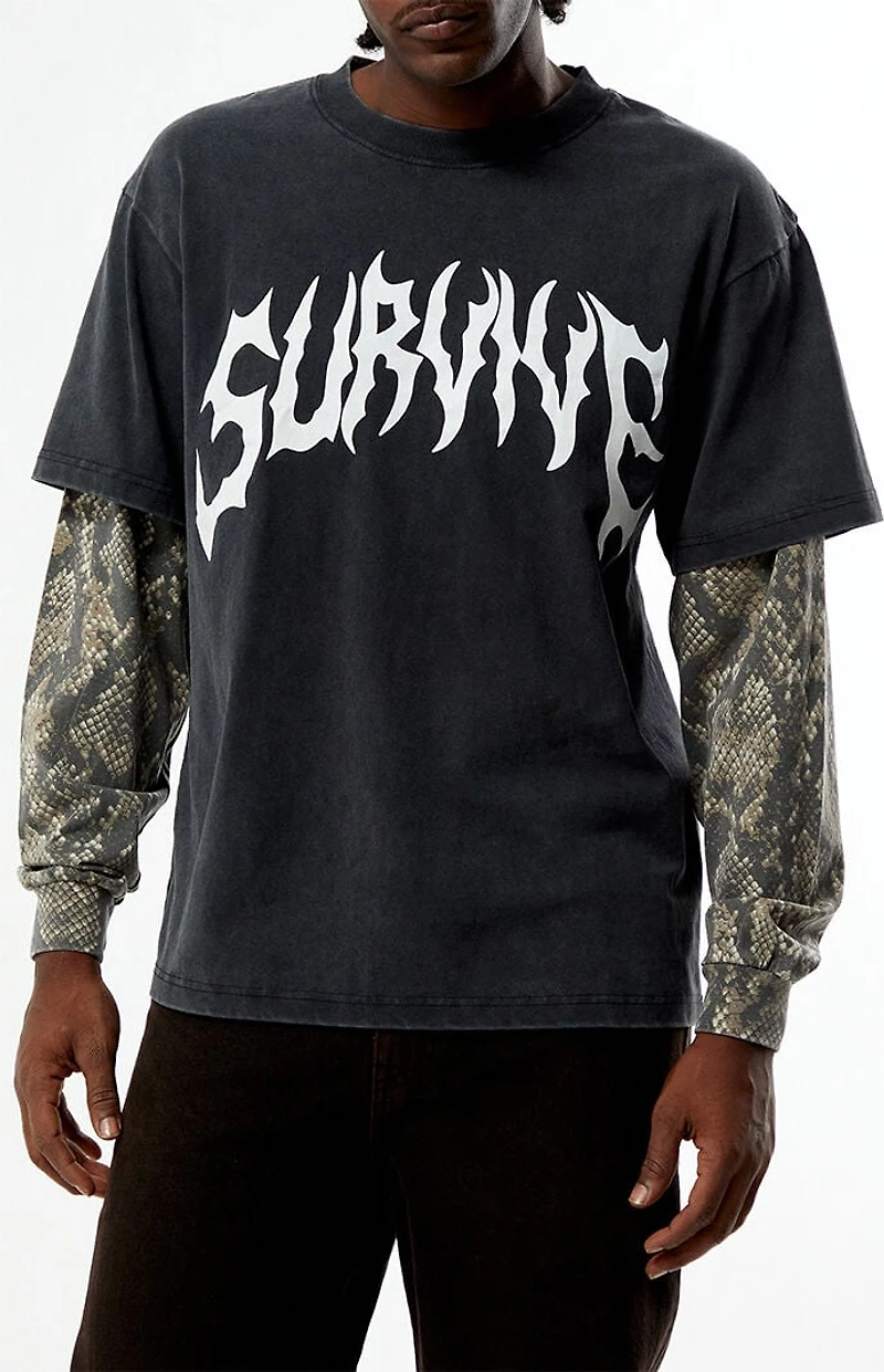 Pacsun Survive 2fer Long Sleeve T-Shirt