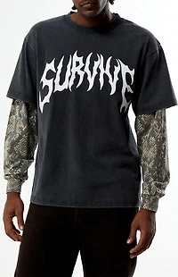Pacsun Survive 2fer Long Sleeve T-Shirt