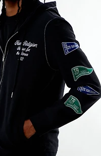 True Religion Reverse Terry Zip Up Hoodie