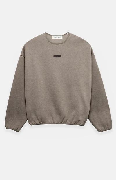 Fear of God ESSENTIALS Homestead Heather Modern Fit Fleece Crew Neck Sweatshirt