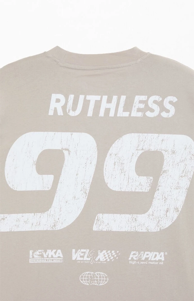 Pacsun Ruthless Cropped Long Sleeve T-Shirt