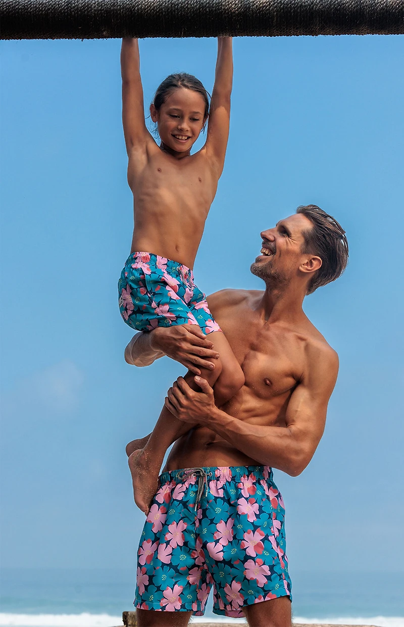 Boardies Kids Sully Floral 5.5" Swim Trunks