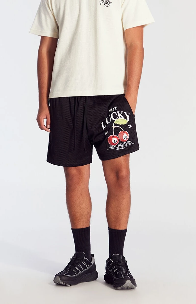 Pacsun Cherry Mesh Shorts