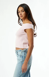 LA Hearts One Shoulder Sweater Top