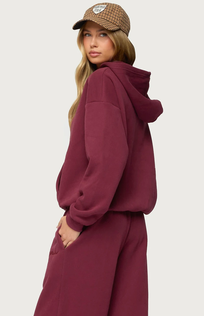 Edikted Basic Girl Oversized Hoodie