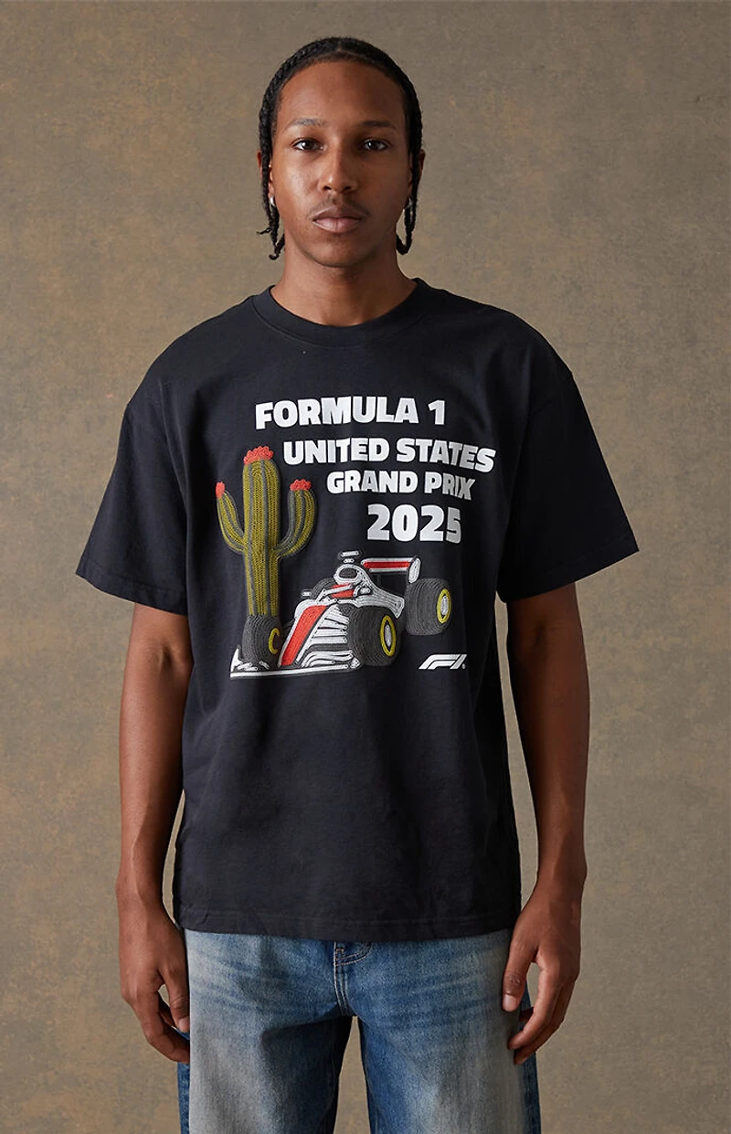 Formula 1 x Pacsun United States Grand Prix 2025 Austin Cactus T-Shirt