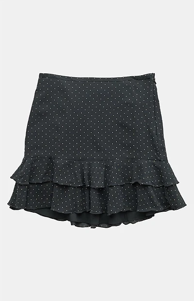 PS VINTAGE 2000s Y2K Black Midi Skirt