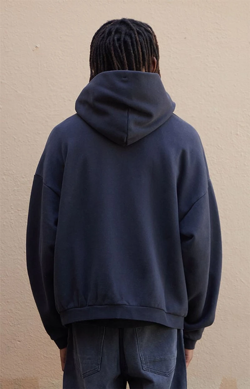 A.R.C. Black Vintage Wash Heavyweight Oversized Fleece Hoodie
