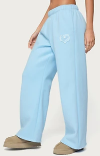 Edikted Love Wide Leg Sweatpants
