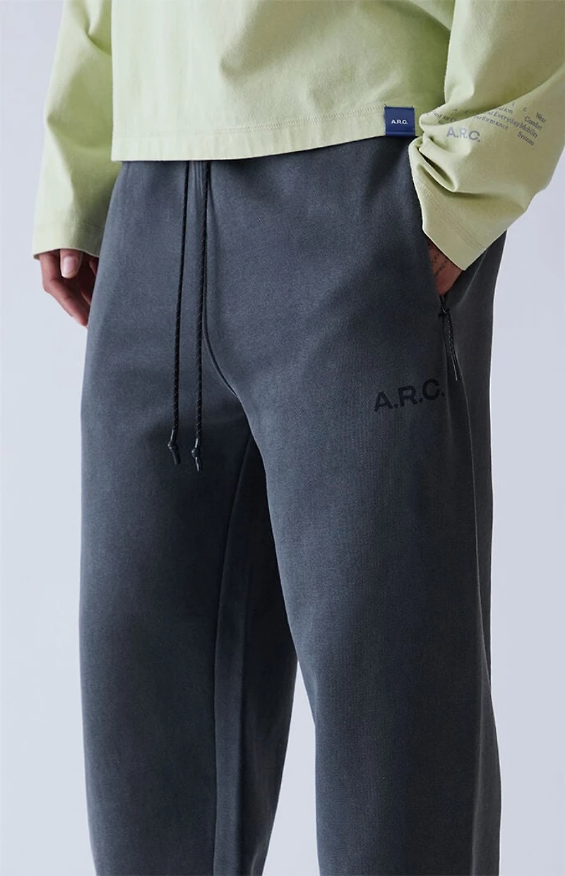 A.R.C. Black Fleece Jogger Sweatpants