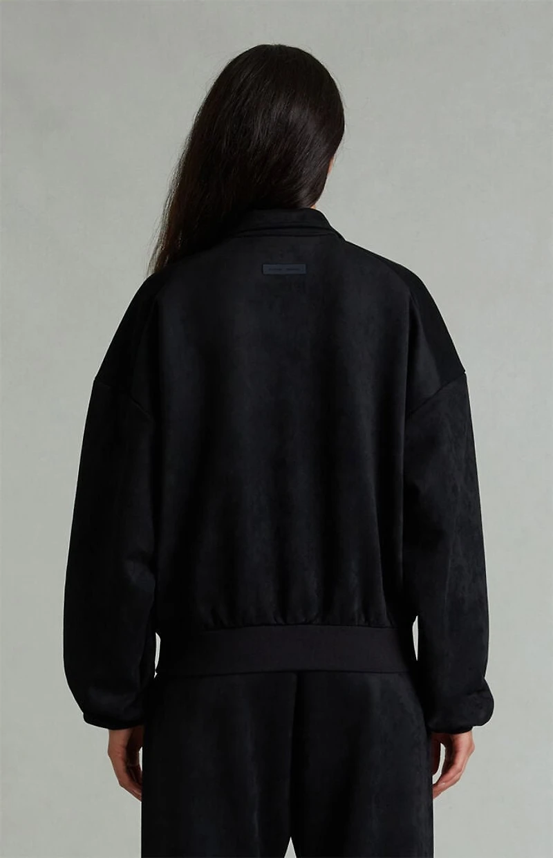 Fear of God ESSENTIALS Women's Vintage Black Track Jacket