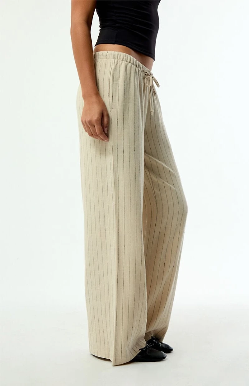 Pacsun Alisa Linen Pull-On Baggy Pants