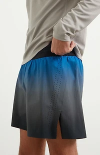 A.R.C. Active Blue Ombre Running Shorts