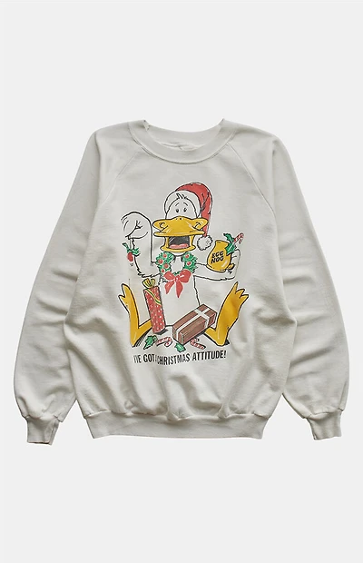 PS VINTAGE '90s Christmas Attitude Crew Neck Sweatshirt