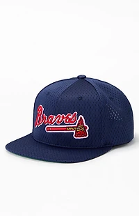 Mitchell & Ness Atlanta Braves Meshed Up Snapback Hat