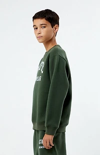 Pacsun Kids Green Pacific Sunwear Crew Neck Sweatshirt