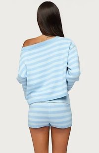Edikted Saphi Striped Oversized Knit Sweater