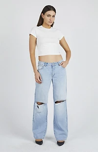ABRAND Juanita 99 Low Rise Baggy Jeans