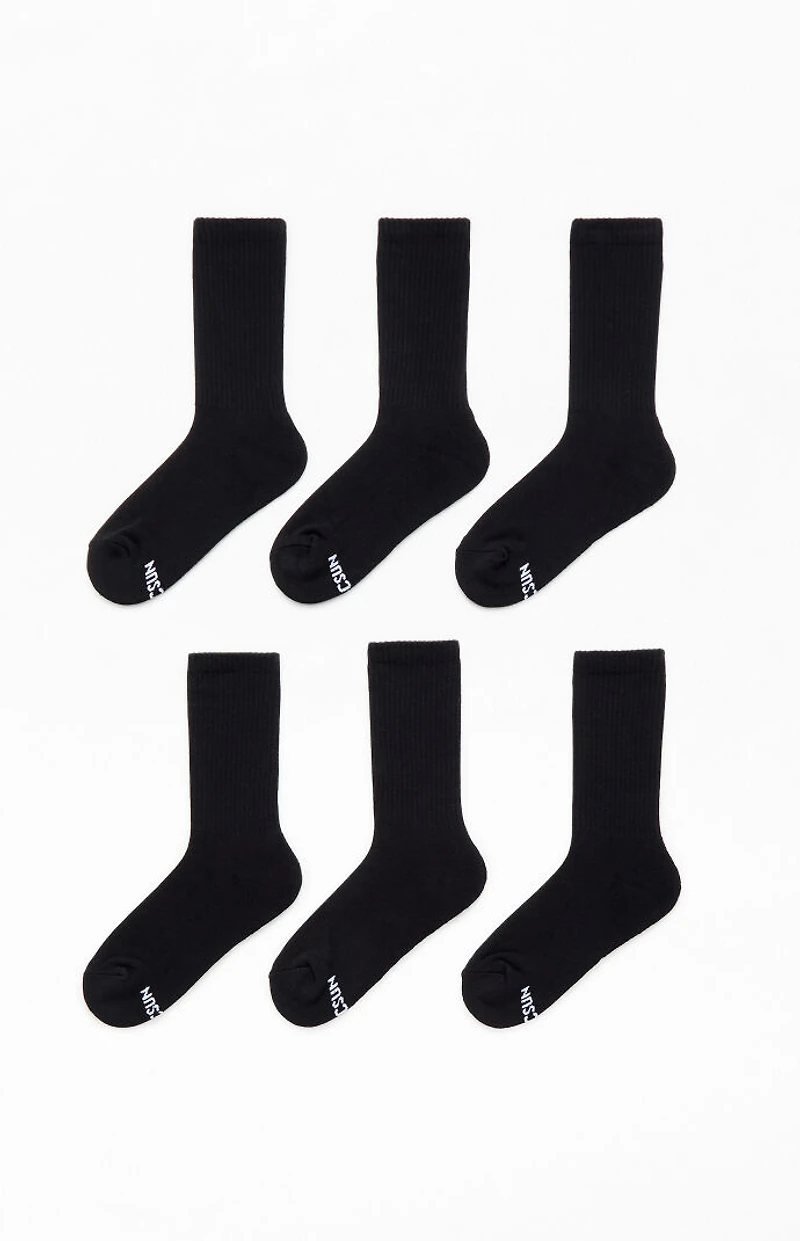 Pacsun 6 Pack Basic Crew Socks