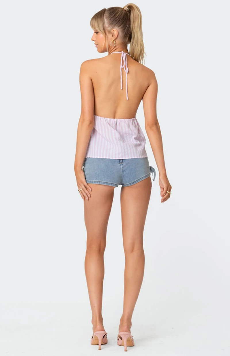 Edikted Madelyn Tie Front Top