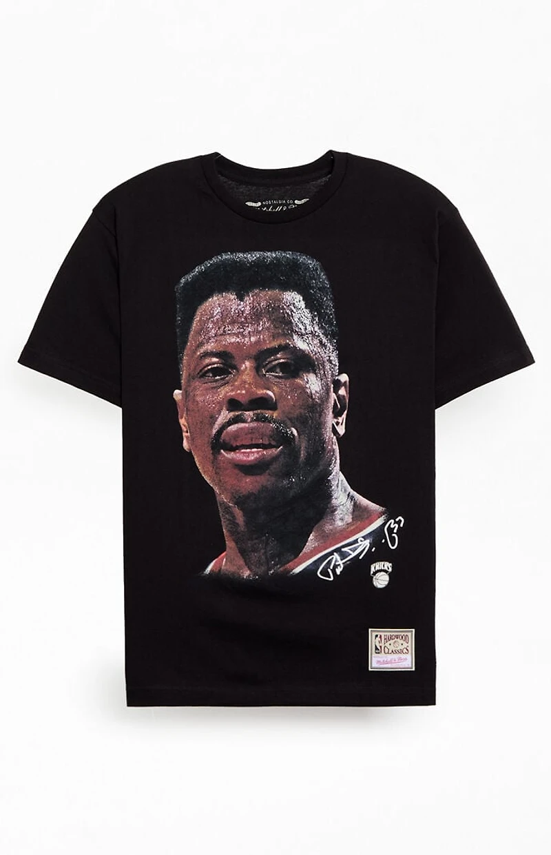 Mitchell & Ness Patrick Ewing Big Head T-Shirt