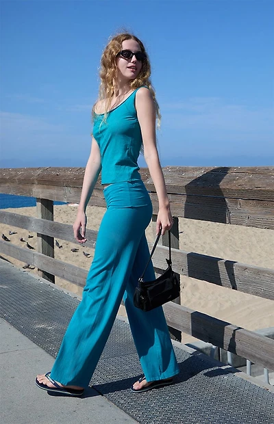 John Galt Emerald Priscilla Flare Pants