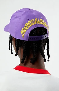 McDonaldland Purple Big Logo Snapback Hat