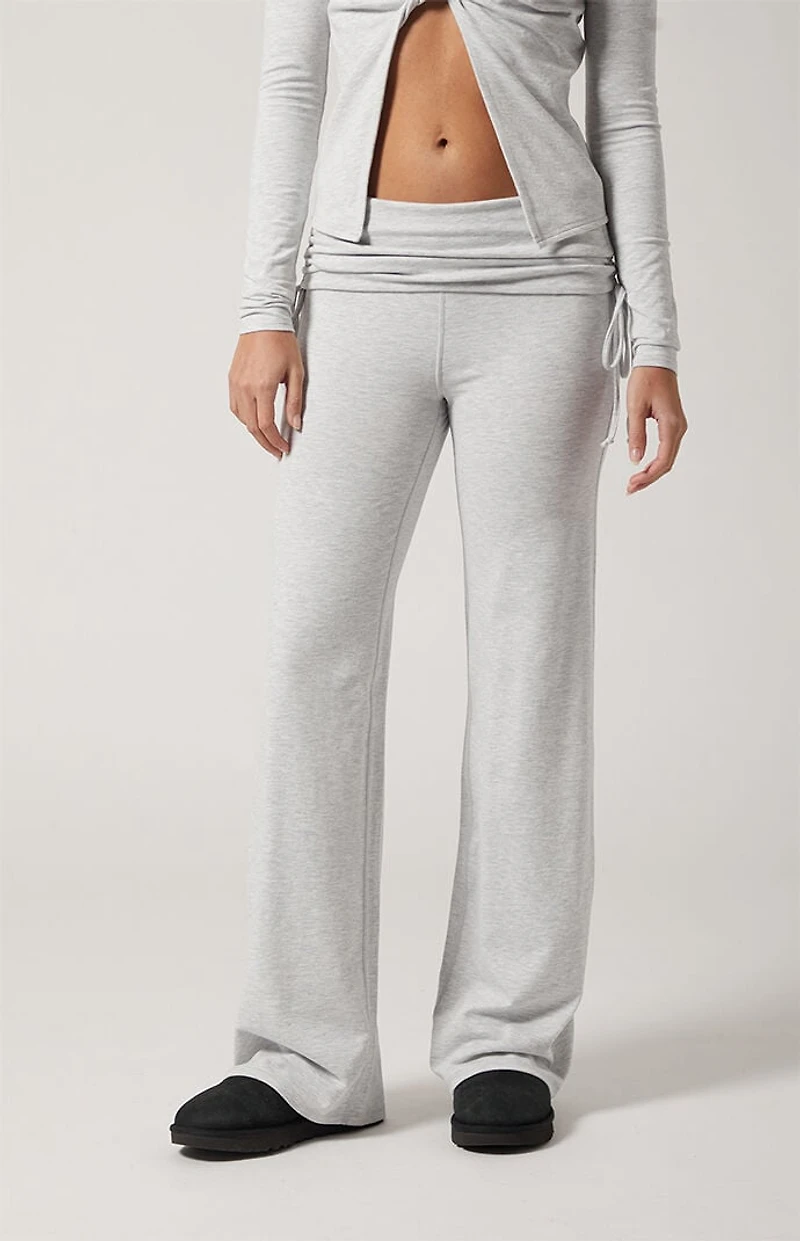 PAC 1980 DRIFT Active Shoreline Fold-Over Flare Yoga Pants