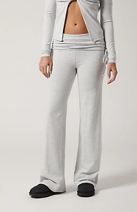 PAC 1980 DRIFT Active Shoreline Fold-Over Flare Yoga Pants