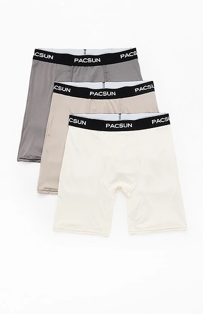 Pacsun 3 Pack Warm Grey Boxer Briefs