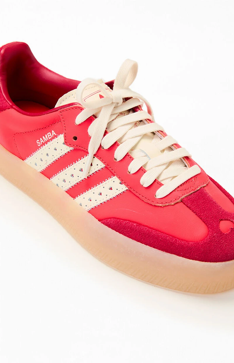 adidas Women's Red Sambae Sneakers