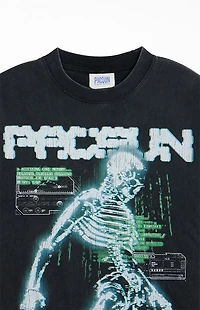 Pacsun Cyber Skeleton T-Shirt
