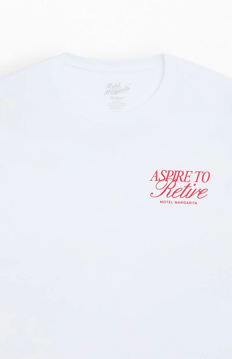 Motel Margarita Aspire to Retire Beach T-Shirt