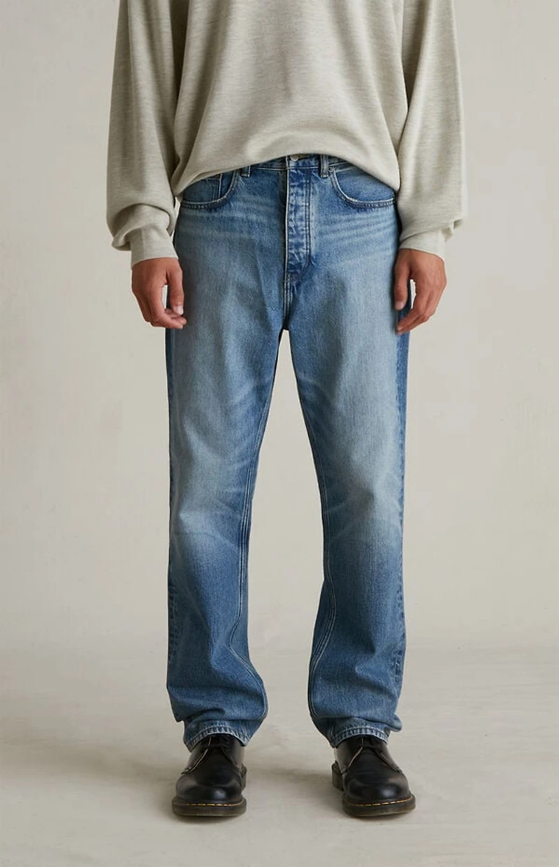 Fear of God ESSENTIALS Classic Blue 5-Pocket Jeans