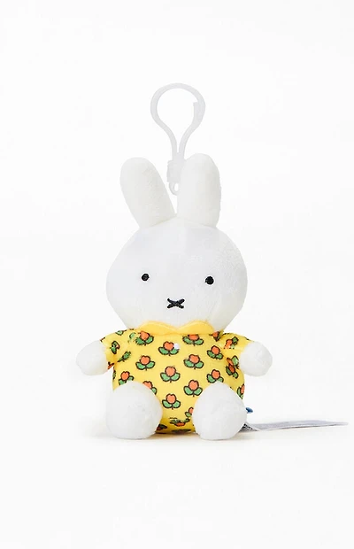 MIFFY Plush Flower Keychain