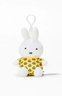 MIFFY Plush Flower Keychain
