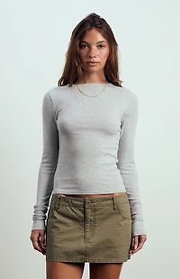 Beverly and Beck Kelsey Thermal Cuff Long Sleeve Top