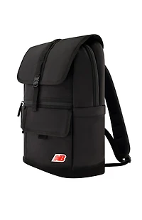 New Balance Black Legacy Icon Flap Backpack