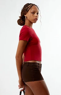 Pacsun Stretch Twill Micro Shorts