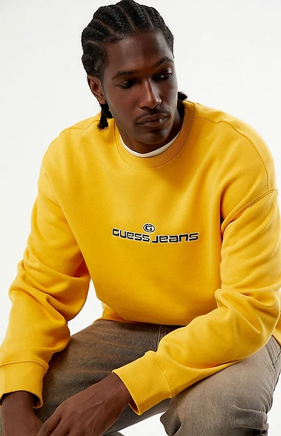 Guess Jeans Active Logo Oversized Crew Neck Sweatshirt