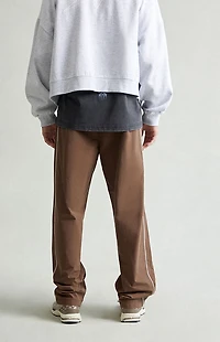 Pacsun Brown Bolton Baggy Track Pants
