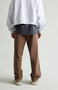 Pacsun Brown Bolton Baggy Track Pants