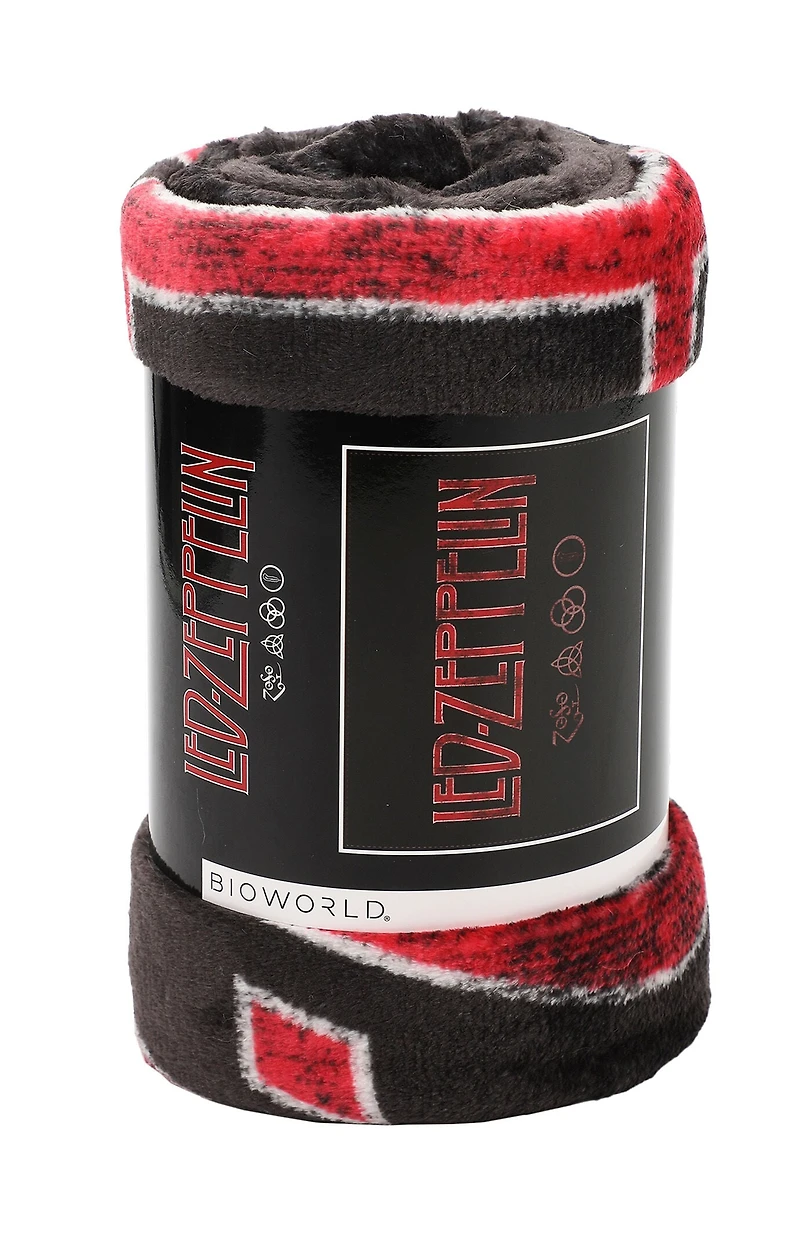 Led Zeppelin Logo Throw Blanket