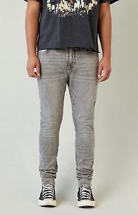 Pacsun Bryce Stacked Skinny Jeans Stretch Gray